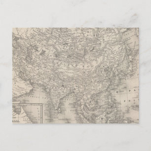 Asien 9 postkarte