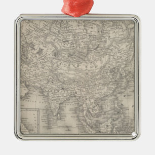 Asien 9 silbernes ornament