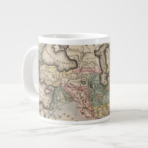 Asien-Atlas-Karte Jumbo-Tasse