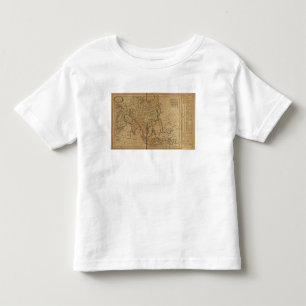 Asien-Atlas-Karte Kleinkind T-shirt