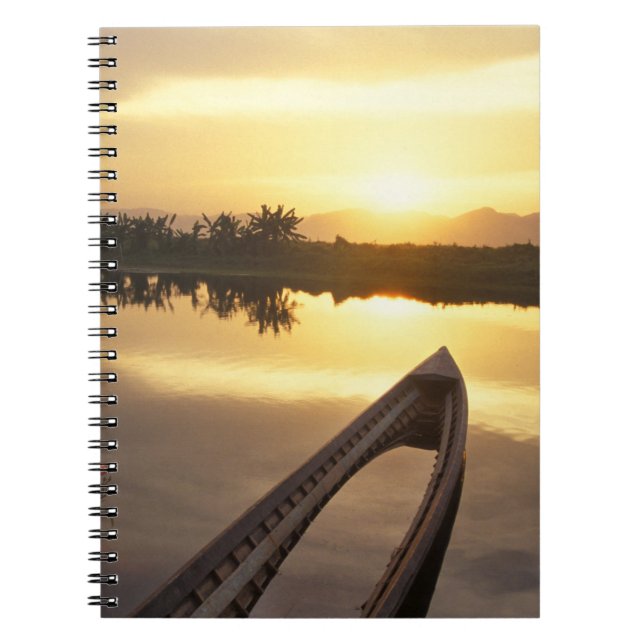 Asien, Birma (Myanmar) Gesunkenes Fischerboot Notizblock (Vorderseite)