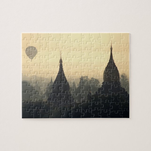 Asien, Birma (Myanmar), Heiße Luft (Bagan) Puzzle (Horizontal)