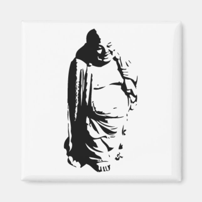 Asien-Buddha-Sticker Magnet (Vorne)