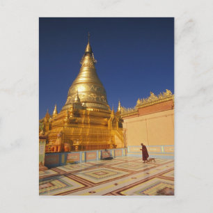 Asien, Burma (Myanmar) Mandalay, Sagaing-Hügel: Postkarte