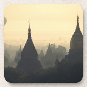 Asien, Burma, (Myanmar), Pagan (Bagan) Heißluft Getränkeuntersetzer