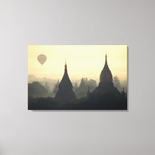 Asien, Burma, (Myanmar), Pagan (Bagan) Heißluft Leinwanddruck