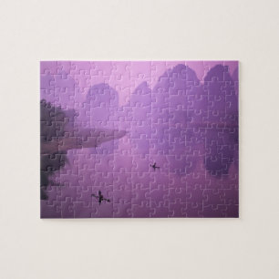 Asien, China, Guanxi, Yangshou. Flotte Puzzle