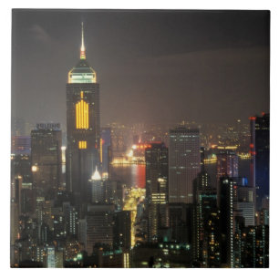 Asien, China, Hongkong, zentral von der Straße St Fliese