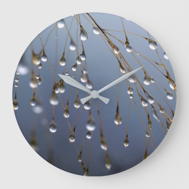 Asien, China| Huansan, Dewdrops Große Wanduhr (Vorderseite)