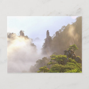 Asien, China, Huanshan. Der Gelbe Berg in Postkarte
