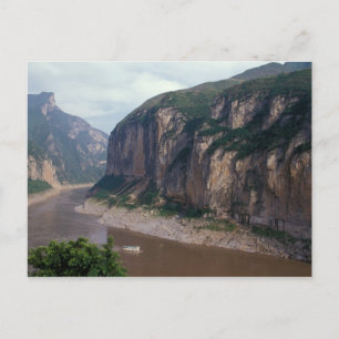 Asien, China, Jangtsekiang, Drei Schluchten. Postkarte