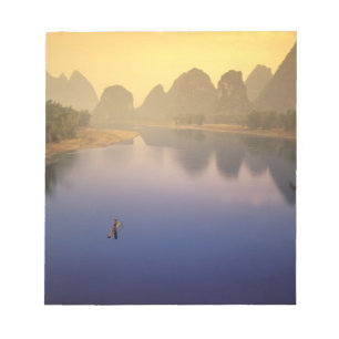 Asien, China, Provinz Guangxi, Yangshuo. Allein Notizblock