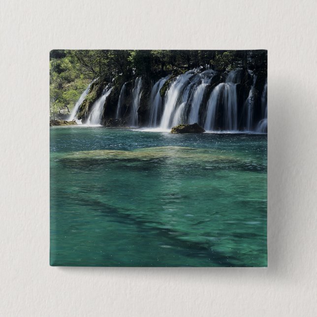 Asien, China, Provinz Sichuan, Jiuzhaigou Button (Vorderseite)