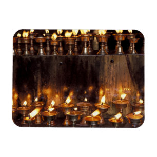 Asien, China, Tibet, Lhasa. Gebetsflammen, Magnet