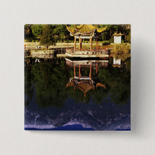 Asien, China, Yunnan, Dali. Cangshan-Gebirge Button