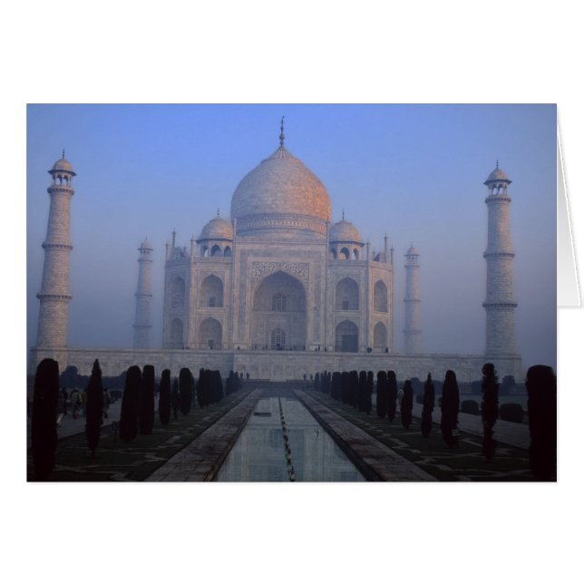 Asien, Indien, Agra. Taj Mahal. (Vorderseite (Horizontal))