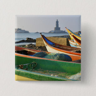 Asien, Indien, Tamil Nadu, Kanniyakumari 2 Button