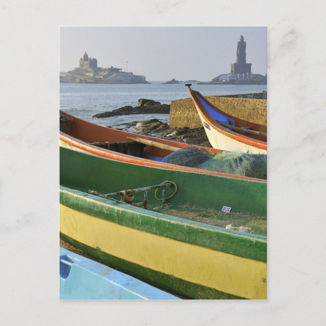 Asien, Indien, Tamil Nadu, Kanniyakumari Postkarte (Vorderseite)