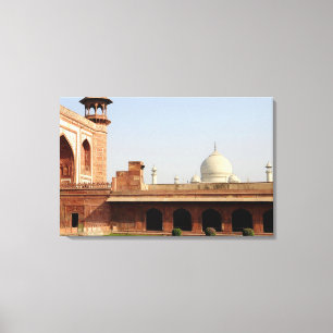 Asien, Indien, Uttar Pradesh, Agra. Der Taj 4 Leinwanddruck