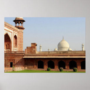 Asien, Indien, Uttar Pradesh, Agra. Der Taj 6 Poster