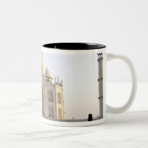 Asien, Indien, Uttar Pradesh, Agra. Der Taj 8 Zweifarbige Tasse