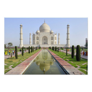 Asien, Indien, Uttar Pradesh, Agra. Der Taj Fotodruck