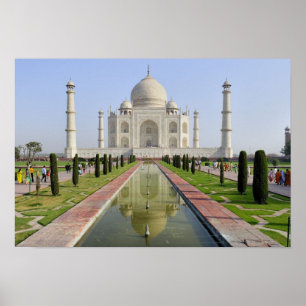 Asien, Indien, Uttar Pradesh, Agra. Der Taj Poster