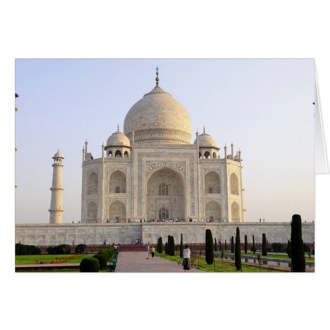 Asien, Indien, Uttar Pradesh, Agra. Taj 8 (Vorderseite (Horizontal))