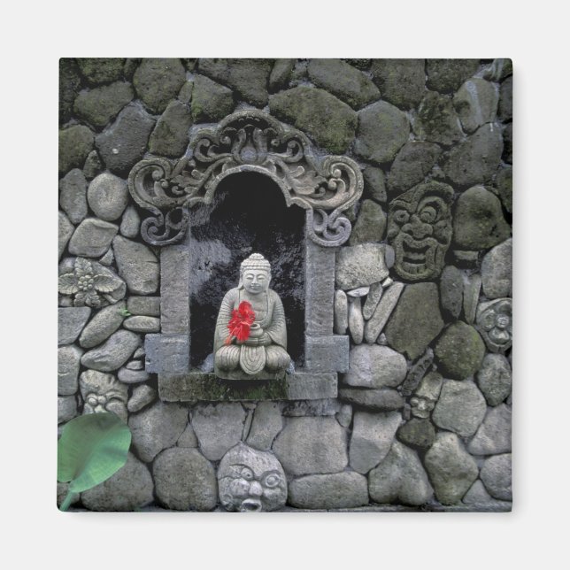 Asien, Indonesien, Bali. Ein Buddha-Heiligtum Magnet (Vorne)