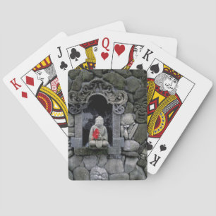 Asien, Indonesien, Bali. Ein Schrein von Buddha Spielkarten