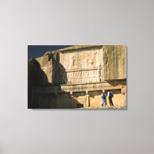 Asien, Iran, Persepolis.Grab von Dareios dem Große Leinwanddruck