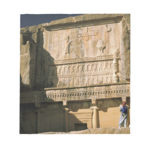 Asien, Iran, Persepolis.Grab von Dareios dem Große Notizblock