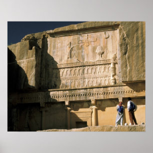 Asien, Iran, Persepolis.Grab von Darius dem Großen Poster
