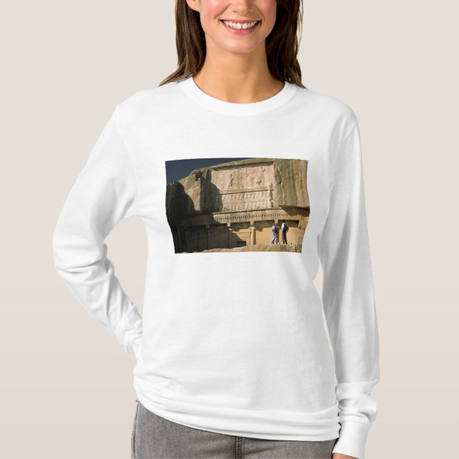 Asien, Iran, Persepolis.Tomb von Darius der Große. T-Shirt (Vorderseite)