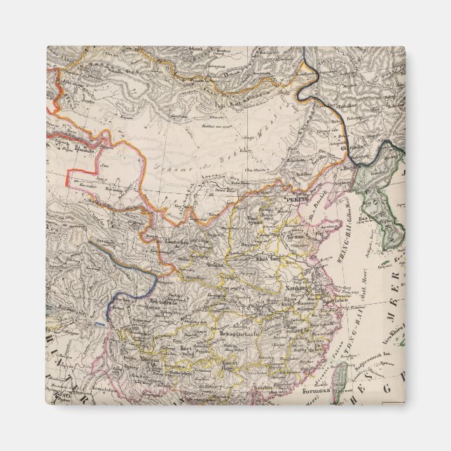 Asien, Japan, China Magnet (Vorne)