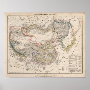 Asien, Japan, China Poster