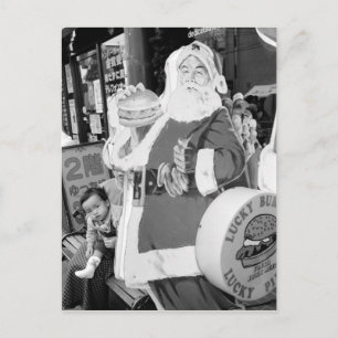 Asien, Japan, Hakdat. Der Weihnachtsmann in Japan Feiertagspostkarte