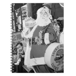 Asien, Japan, Hakdat. Der Weihnachtsmann in Japan Notizblock
