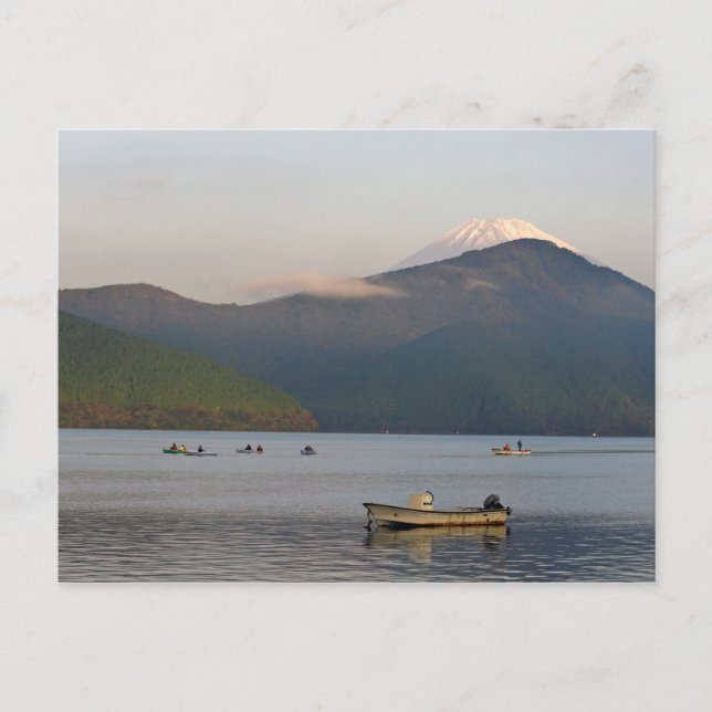 Asien, Japan, Hakone. Blick auf den Berg am frühen Postkarte (Vorderseite)
