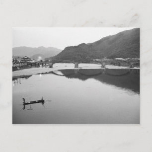 Asien, Japan, Iwakuni. Fischer und historisch Postkarte