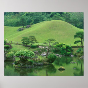Asien, Japan, Kumamoto, Suizenji Koen Poster