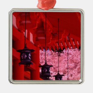 Asien, Japan, Kyoto, Heian-Schrein im Frühjahr. Ornament Aus Metall