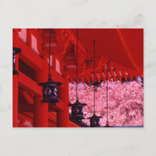 Asien, Japan, Kyoto, Heidenschrein im Frühjahr. Postkarte