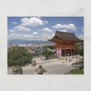 Asien, Japan, Kyoto, Kiyomizu Tempel Postkarte