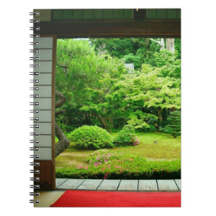 Asien, Japan, Kyoto. Zen-Garten 2 Notizblock