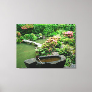 Asien, Japan, Kyoto. Zen-Garten Leinwanddruck