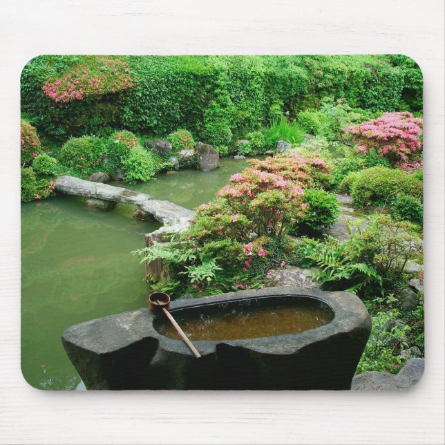 Asien, Japan, Kyoto. Zen-Garten Mousepad (Vorne)