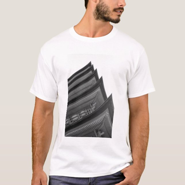 Asien, Japan, Miyajima. Tempeldetails T-Shirt (Vorderseite)