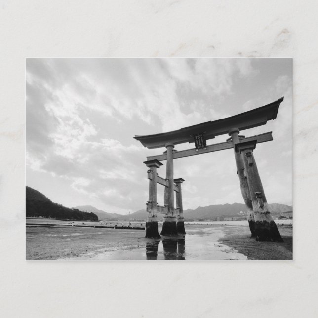 Asien, Japan, Myajima. Torri Gate 2 Postkarte (Vorderseite)