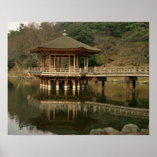 Asien, Japan, Nara, Tempel in Nara Poster